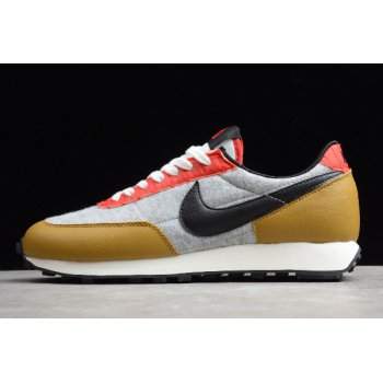 2020 Nike Daybreak Gold Suede Black-University Red-Sail CQ7619-700 Shoes
